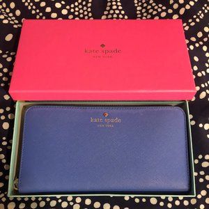 Kate Spade Continental Wallet in Blue